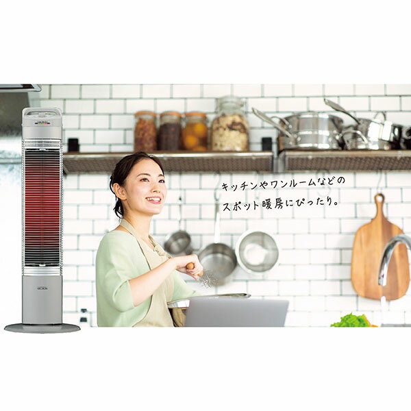 【ふるさと納税】[コロナ] 遠赤外線電気暖房機 コアヒートスリム 900W CH-90RB(S) 電気ストーブ 暖房 ヒーター 遠赤外線 暖房機器 暖房器具 暖房機 家電【056P005】 サムネイル2