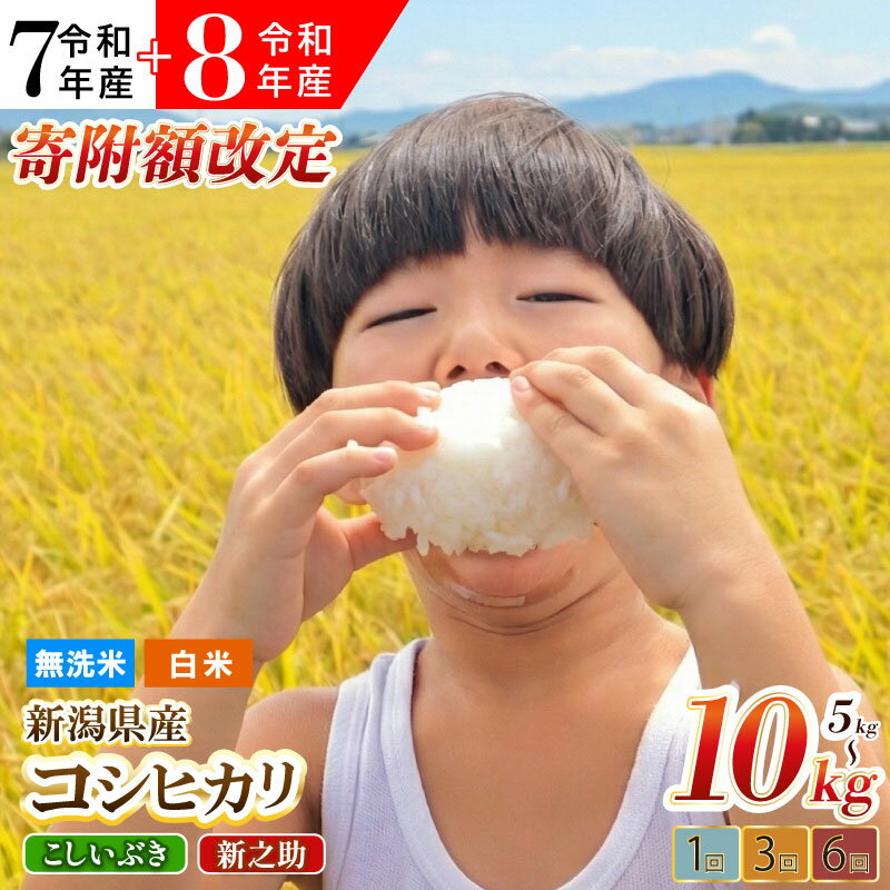 7年 8年 新潟県産 コシヒカリ こしいぶき 新之助 選べる 配送月 容量 4kg 5kg 10kg 20kg 単品 定期便 5kg 10kg 3回 6回 精米 無洗米 四代目 悠助 コンテスト入賞 米 新米 定期便 新発田 新潟 D71P