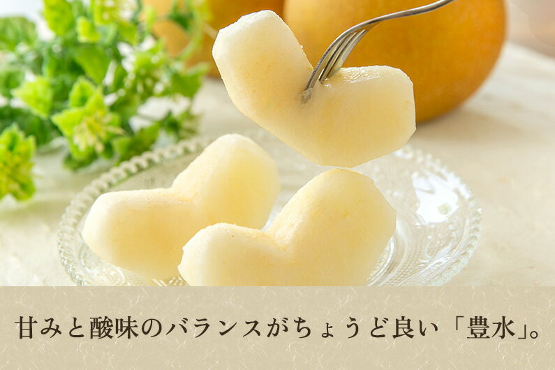 【ふるさと納税】【2026年先行予約】新潟県産 和梨 豊水 選べる量 3Kg or 5kg or 10kg 《9月上旬以降発送》ほうすい 果物 フルーツギフト 秋の味覚 加茂市 梨工房みつば会 - 画像2