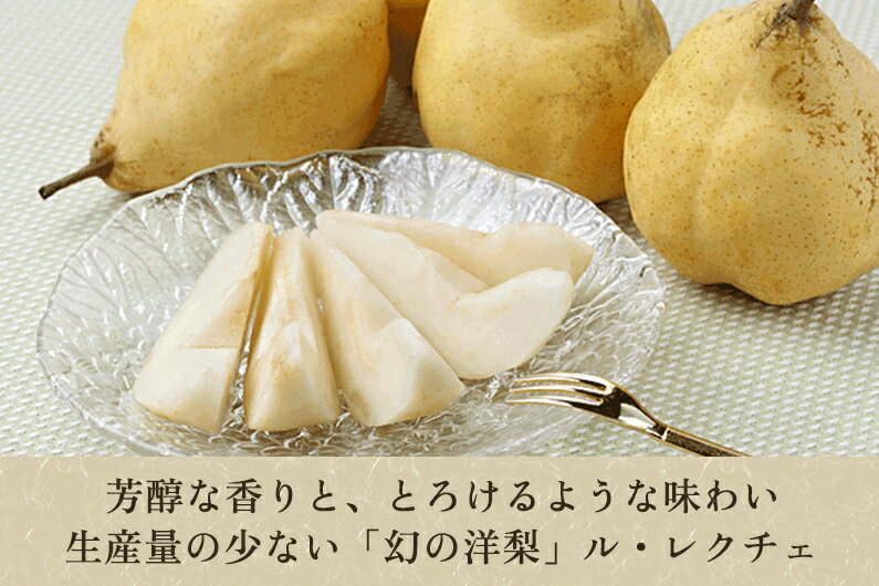 【ふるさと納税】【2025年先行予約】【家庭用】幻の洋梨 ル・レクチェ 選べる「2kg」or「3kg」or「4kg」《11月下旬から順次発送》 果物 フルーツ ギフト 贈答 加茂市産 ル・レクチェ 梨 西洋梨 加茂市 新太郎農園 サムネイル2