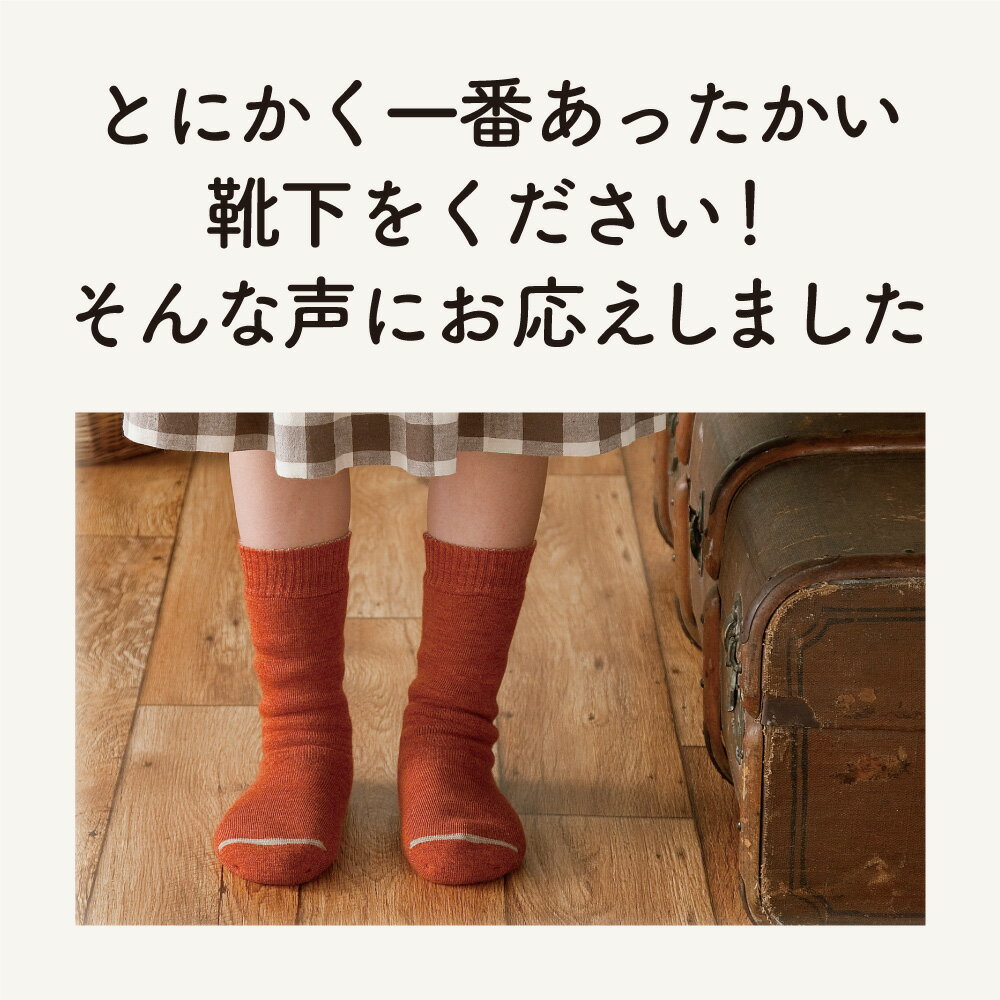 【ふるさと納税】「とにかくあったかい靴下 女性用（22〜24cm）」【ベージュ or グレー or アプリコット or ネイビー or チャコール】ソックス くつ下 くつした 室内用靴下 レディース 保温 保湿 ルームソックス 厚手 冷え対策 防寒 ギフト 加茂市 山忠 サムネイル2