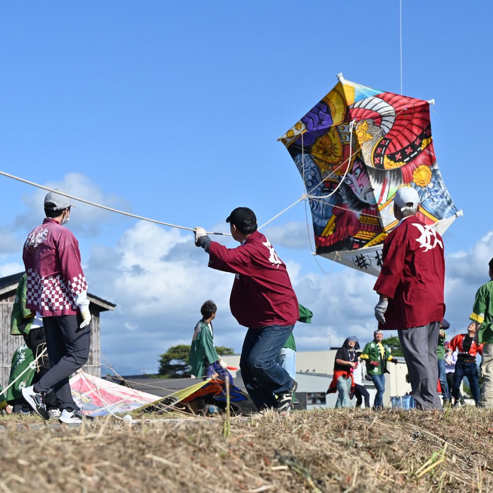 【ふるさと納税】見附今町・長岡中之島大凧合戦 体験 サムネイル2