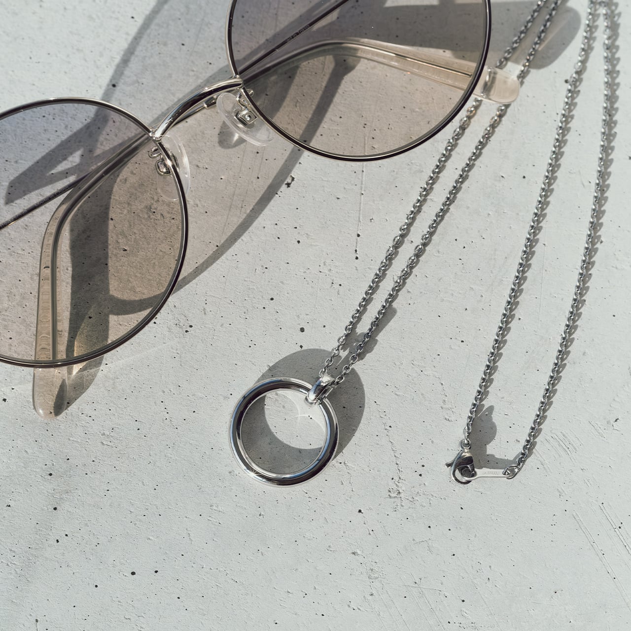 【ふるさと納税】グラスホルダーネックレス｜サングラスホルダー｜サージカルステンレス｜GH-001 三雄工芸 サムネイル2