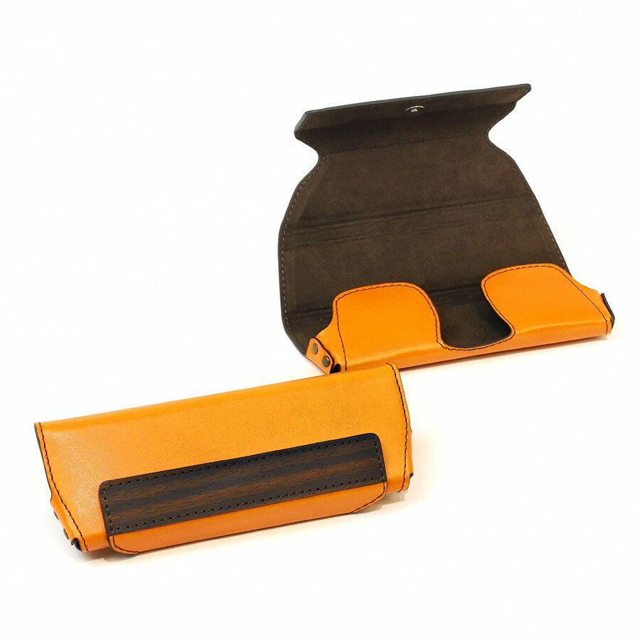 【ふるさと納税】【こだわりの革アイテム】【選べる6色】メガネケース［セミラージサイズ］ 牛革 本革 レザー 眼鏡ケース めがねケース 老眼鏡ケース メガネ入れ コンパクト 贈り物 プレゼン ト 新潟県 村上市 1087023 1087024 1087025 1087026 1087027 1087028 サムネイル3