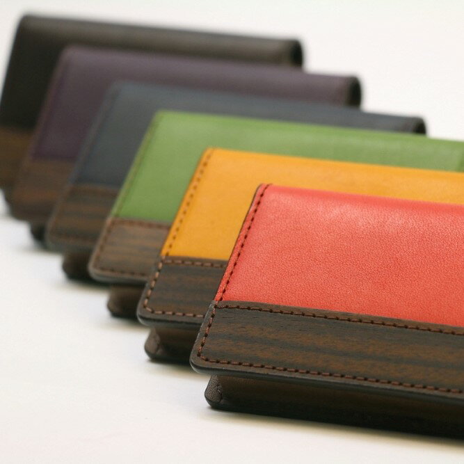 【ふるさと納税】【こだわりの革アイテム】【選べる6色】名刺ケース　牛革 本革 レザー 名刺入れ オフィス 仕事 ファッション小物 贈り物 プレゼント 新潟県 村上市 1087013 10870134 1087015 1087016 1087017 1087018 サムネイル2