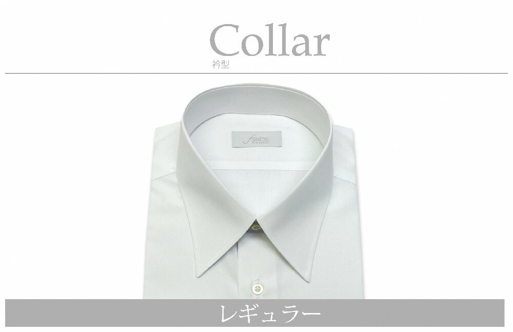 【選べるサイズS~8L】【国内縫製】オーダーシャツ工場で作る綿100％メンズ用ドレスシャツ 衿型レギュラー 　ドレスシャツ ワイシャツ Yシャツ ギフト 贈り物 プレゼント ビジネス 仕事 おしゃれ デザイン 日本縫製 新潟県 村上市 送料無料 1080003