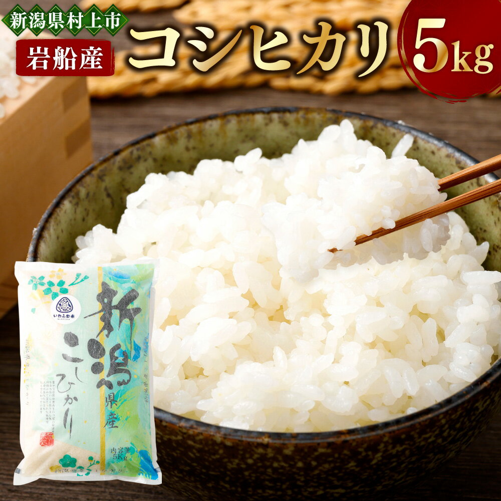 【令和7年産米】にいがた村上市岩船産コシヒカリ（神林産地）5kg A4134