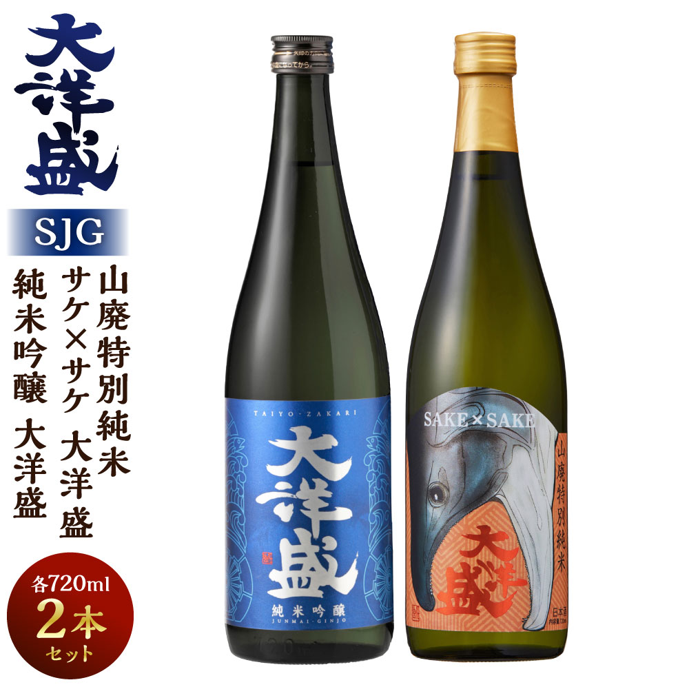 大洋盛セットSJG（720ml飲み比べ2本セット）日本酒 淡麗辛口 新潟県 清酒 地酒 大洋酒造 和食 冷や 熱燗 ぬる燗 越後 新潟県 村上市 1009005