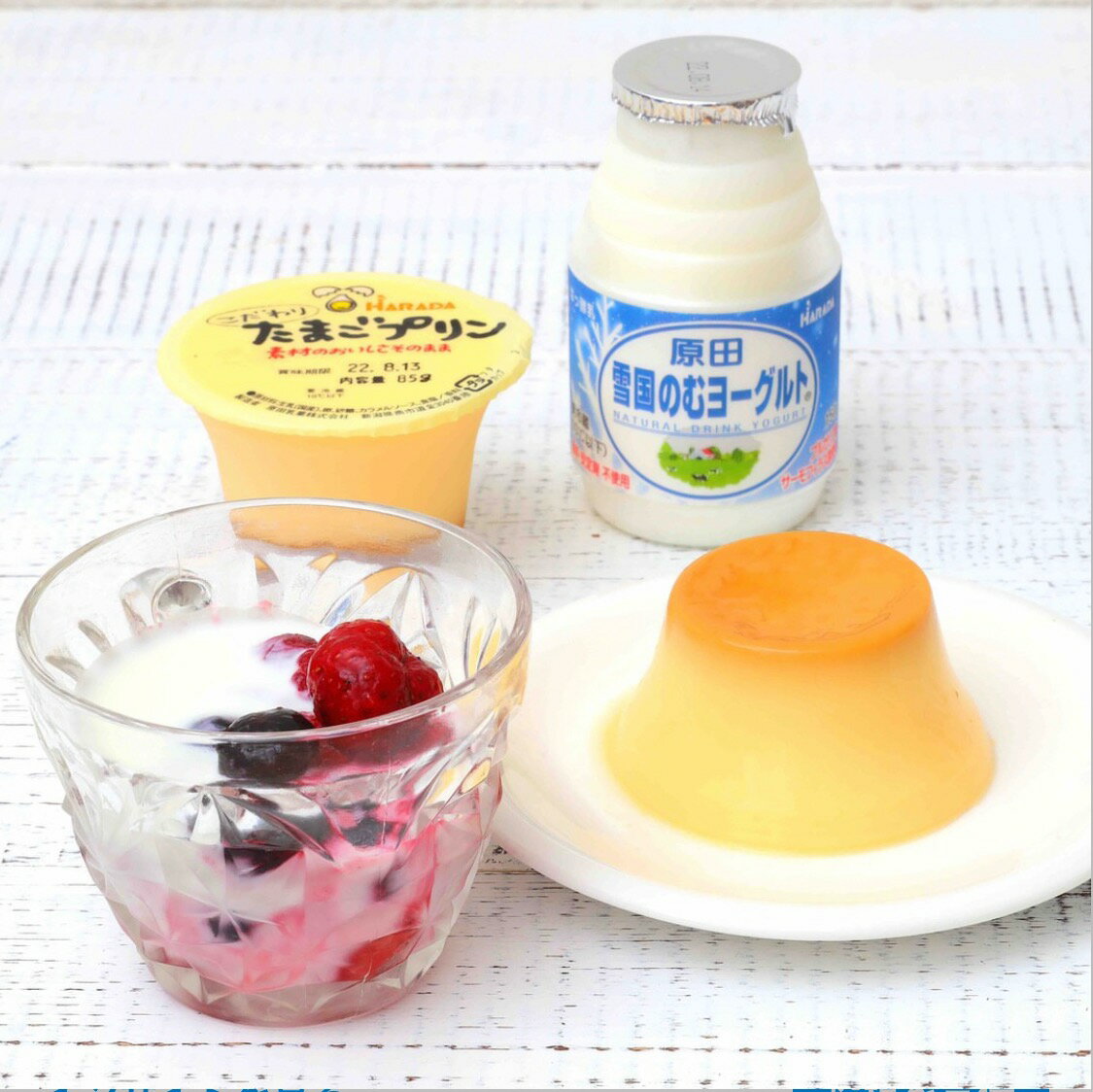 【ふるさと納税】 こだわりたまごプリンと雪国のむヨーグルトのセット 【 プリン のむヨーグルト スイーツ おやつ 新鮮 安定剤不使用 ゲル化剤不使用 国産 日本製 原田乳業 燕三条 燕市 新潟県 】 [10001393] サムネイル2