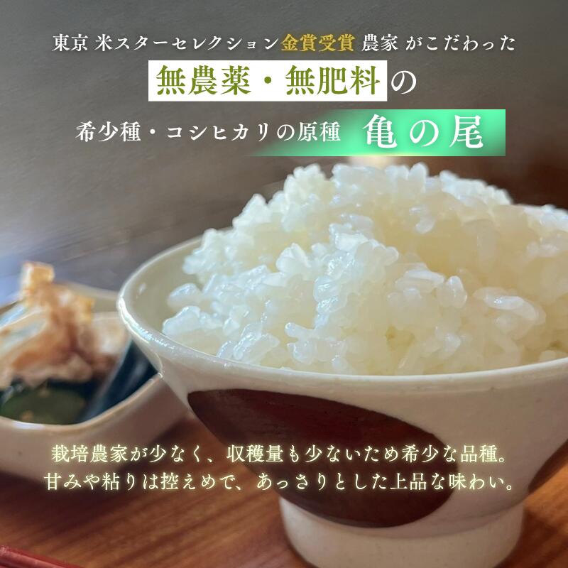 【ふるさと納税】自然栽培米 亀の尾 【令和7年産】希少種 玄米 5kg 新潟県 糸魚川市産 無農薬 無化学肥料米 安心 安全 美味しいお米 新潟米 米 精米 アイファーマーズ【こしひかり おにぎり お弁当 おこめ コメ ご飯 ライス ふるさと納税米 ブランド米 2025年 5キロ】 - 画像2