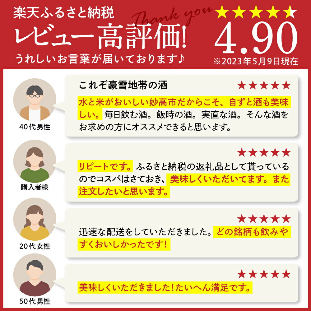 【ふるさと納税】日本酒 新潟県 妙高 3銘柄 呑み比べ セット 720ml × 3本 飲み比べセット 飲み比べ 本醸造 詰め合わせ レビュー高評価 ふっくら とした 香り 米どころ 上品な お酒 鮎正宗 やや甘口 君の井 千代の光 やや辛口 豊潤 送料無料 サムネイル3