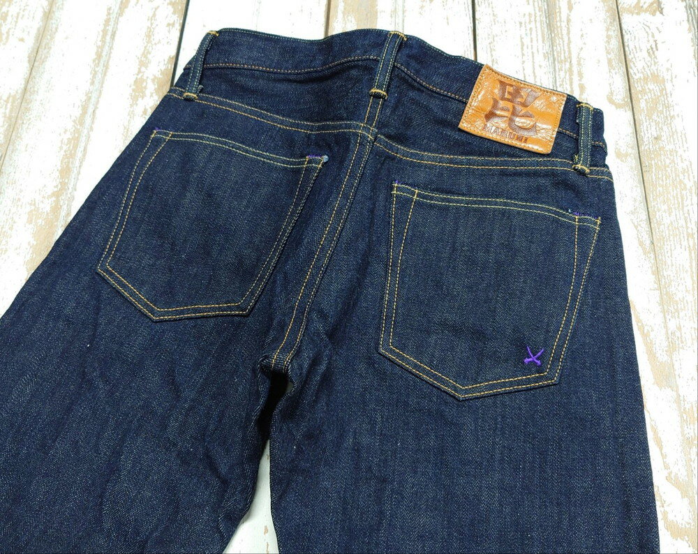 【ふるさと納税】毘沙門天 天然藍ジーンズ BI-24546 IND×BEG タイトストレート 選べる 8サイズ ( W29 ～ W38 ) メンズ パンツ デニム 14.5oz 天然藍デニム タイトフィットストレート カジュアル 上質 穿きやすい シーズンレス 日本製 新潟県 妙高市 サムネイル2