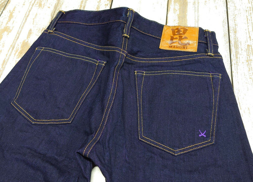 【ふるさと納税】毘沙門天 天然藍ジーンズ BI-24546 IND×PP タイトストレート 選べる 8サイズ ( W29 ～ W38 ) メンズ パンツ ロイヤルパープル デニム 14.5oz 天然藍デニム タイトフィットストレート カジュアル 上質 穿きやすい シーズンレス 日本製 新潟県 妙高市 サムネイル2