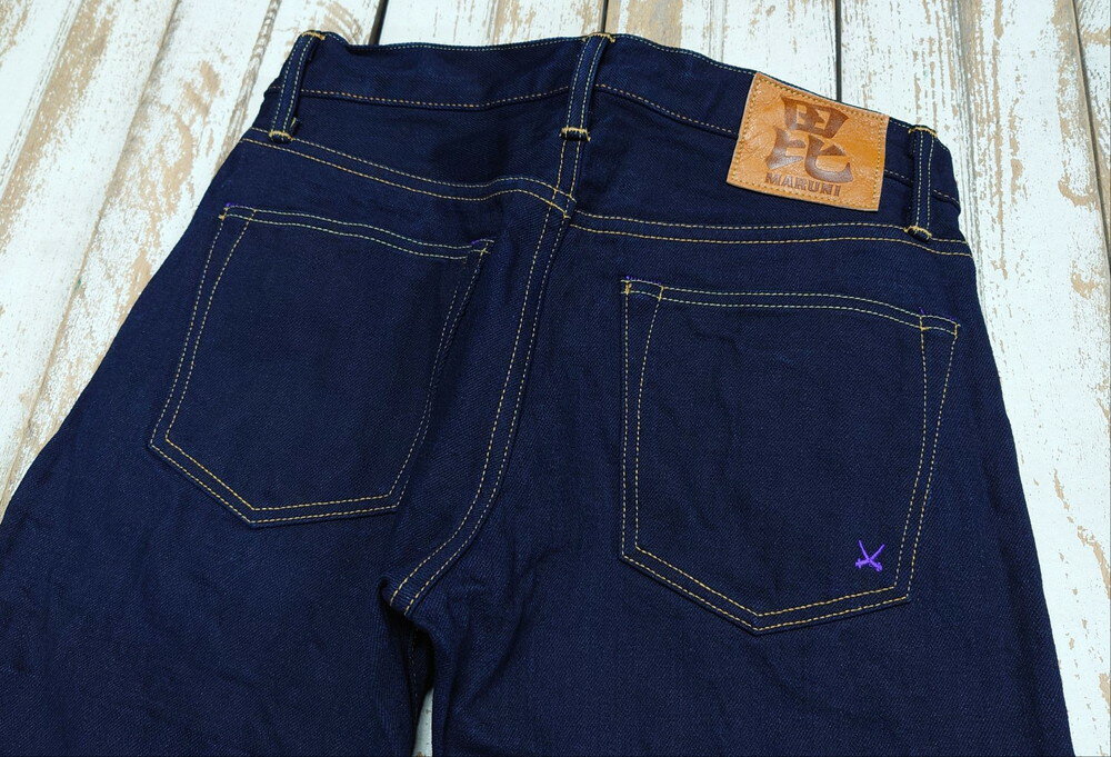 【ふるさと納税】毘沙門天 天然藍ジーンズ BI-24546 IND×BK タイトストレート 選べる 8サイズ ( W29 ～ W38 ) メンズ パンツ ジャパンブルー デニム 14.5oz 天然藍デニム タイトフィットストレート カジュアル 上質 穿きやすい シーズンレス 日本製 新潟県 妙高市 サムネイル2