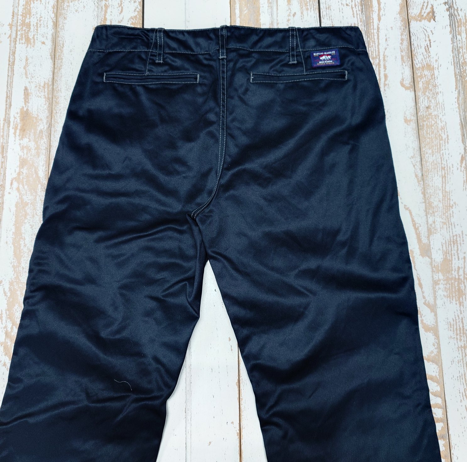 【ふるさと納税】マルニ チノパン 6104WP ( ネイビー ) レギュラーストレート 【 サイズ が 選べる W28 (71cm) ～ W36 (91cm)】/ チノパンツ パンツ ズボン メンズ ファッション 服 おしゃれ 新潟県 妙高市 サムネイル3