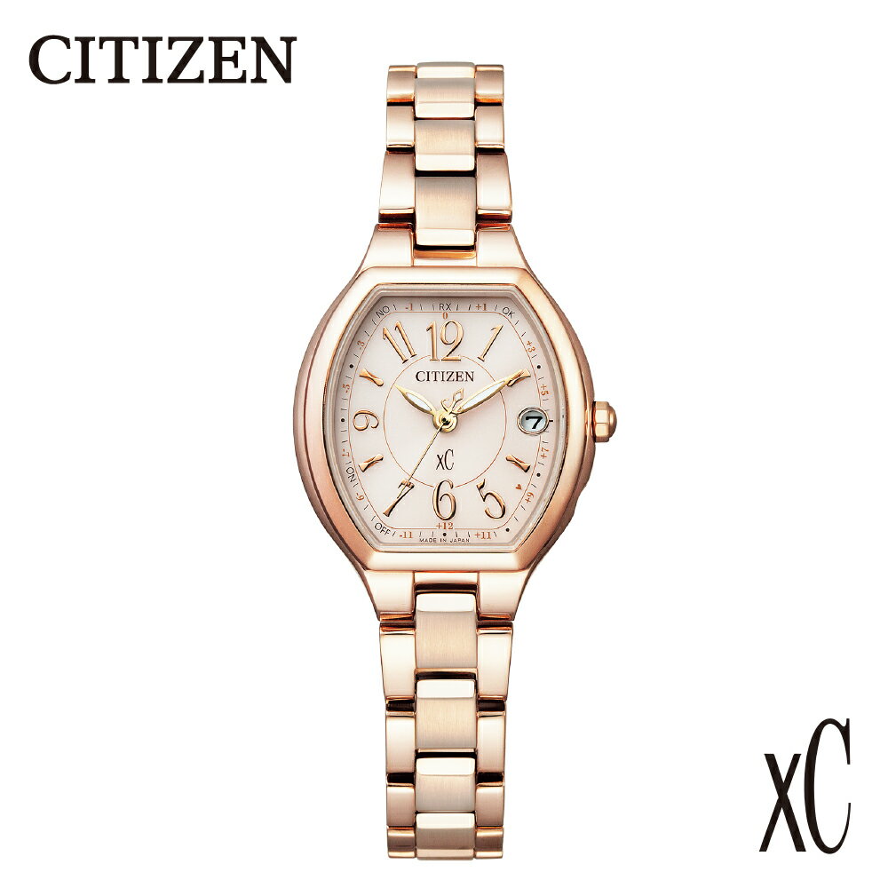 【CITIZEN】 クロスシー ES9365-54W シチズン 腕時計 レディース ピンクゴールド サクラ色 トノー型 光発電 エコ・ドライブ 防水 ステンレス サファイアガラス メーカー保証 新潟県 妙高市