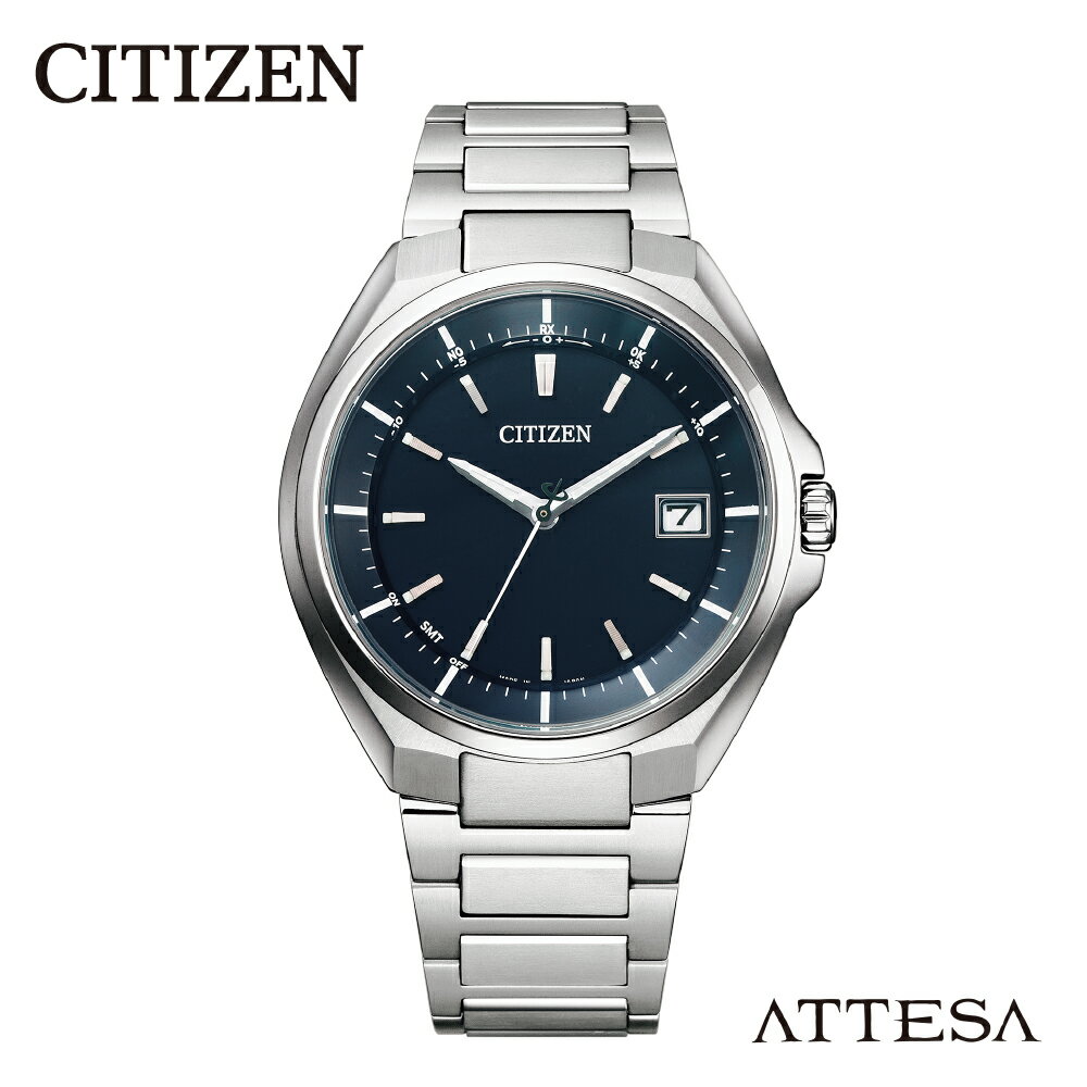 【CITIZEN】 アテッサ CB3010-57L シチズン 腕時計 メンズ 光発電 2年 日中米欧電波受信 スーパーチタニウム サファイアガラス 10気圧防水 耐ニッケルアレルギー 耐磁1種 プレゼント メーカー保証 送料無料 新潟県 妙高市