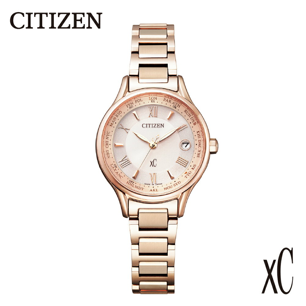【CITIZEN】 クロスシー EC1164-53W シチズン 腕時計 レディース ピンクゴールド サクラピンク 光発電 エコ・ドライブ 防水 耐ニッケルアレルギー スーパーチタニウム 球面サファイアガラス メーカー保証 新潟県 妙高市