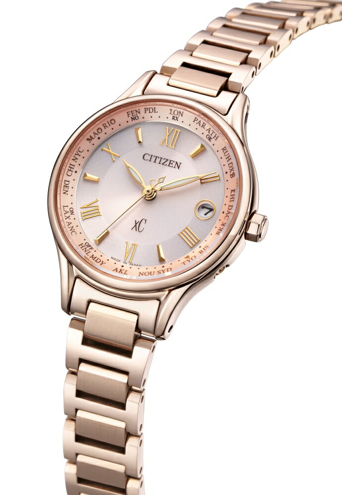 【ふるさと納税】【CITIZEN】 クロスシー EC1164-53W シチズン 腕時計 レディース ピンクゴールド サクラピンク 光発電 エコ・ドライブ 防水 耐ニッケルアレルギー スーパーチタニウム 球面サファイアガラス メーカー保証 新潟県 妙高市 サムネイル2