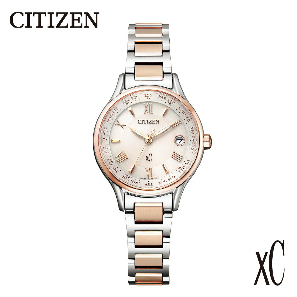 【CITIZEN】 クロスシー EC1165-51W シチズン 腕時計 レディース サクラピンク ライトシルバー 光発電 エコ・ドライブ 防水 デュラテクトプラチナ スーパーチタニウム 球面サファイアガラス メーカー保証 新潟県 妙高市