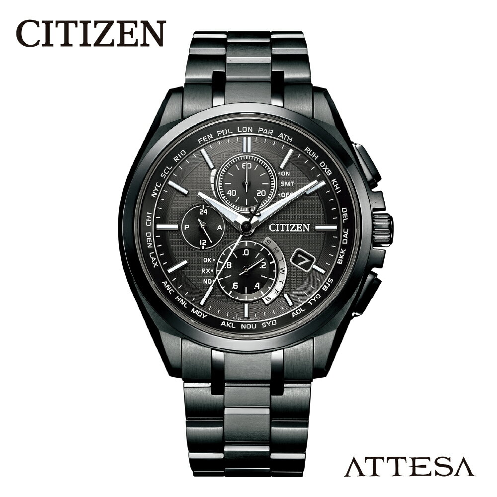 【CITIZEN】アテッサ AT8044-56E シチズン 腕時計 メンズ 光発電 エコ・ドライブ 防水 クロノグラフ メーカー保証 新潟県 妙高市