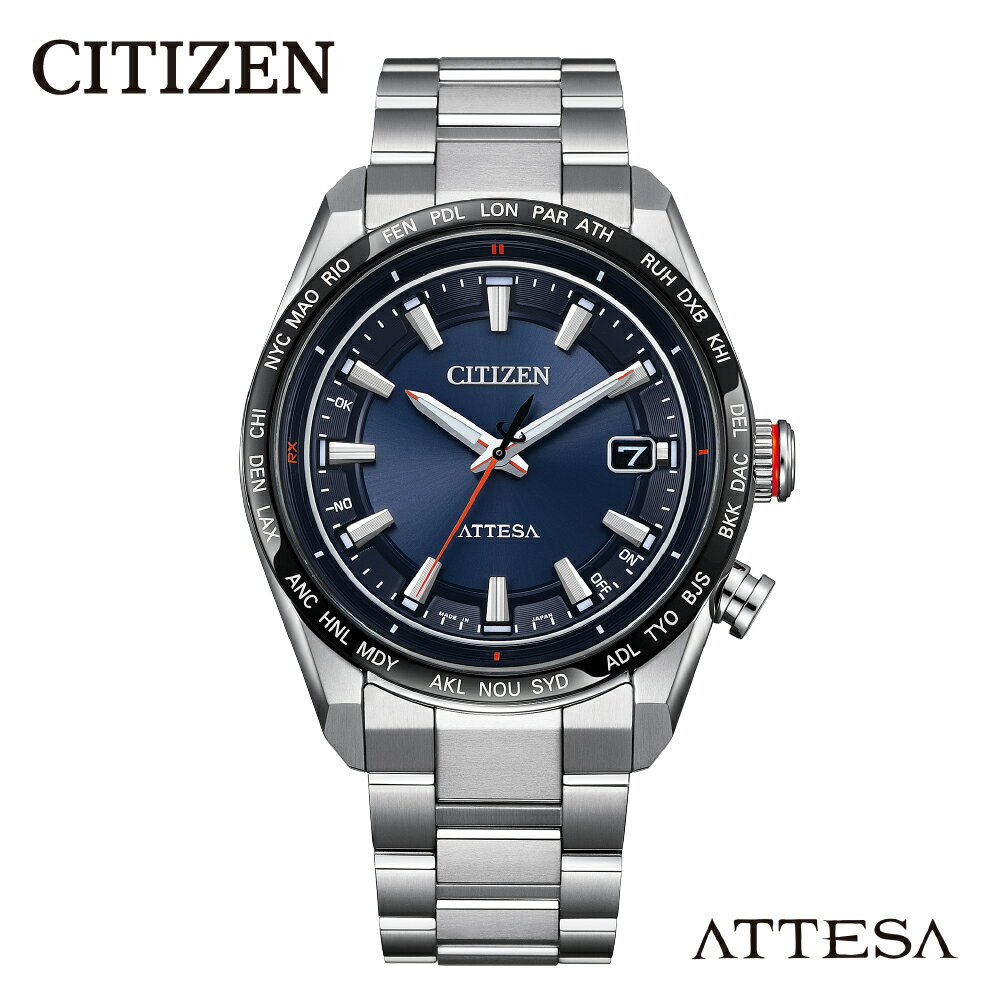 【 CITIZEN 】 アテッサ CB0287-68L シチズン 腕時計 メンズ ACT Line 電波時計 光発電 エコ・ドライブ 防水 ATTESA メーカー保証 新潟県 妙高市