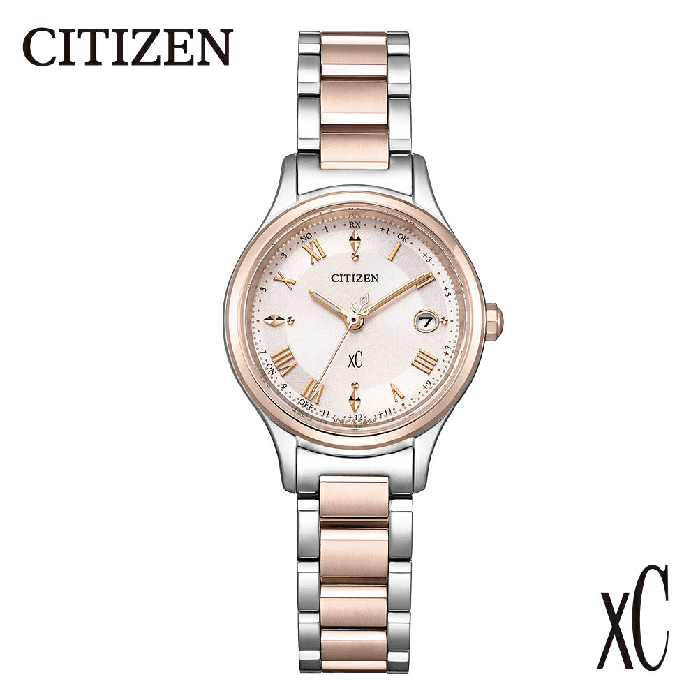 【CITIZEN】 クロスシー ES9496-64W シチズン 腕時計 レディース ピンクゴールド サクラピンク 光発電 エコ・ドライブ 防水 耐ニッケルアレルギー スーパーチタニウム 球面サファイアガラス メーカー保証 新潟県 妙高市