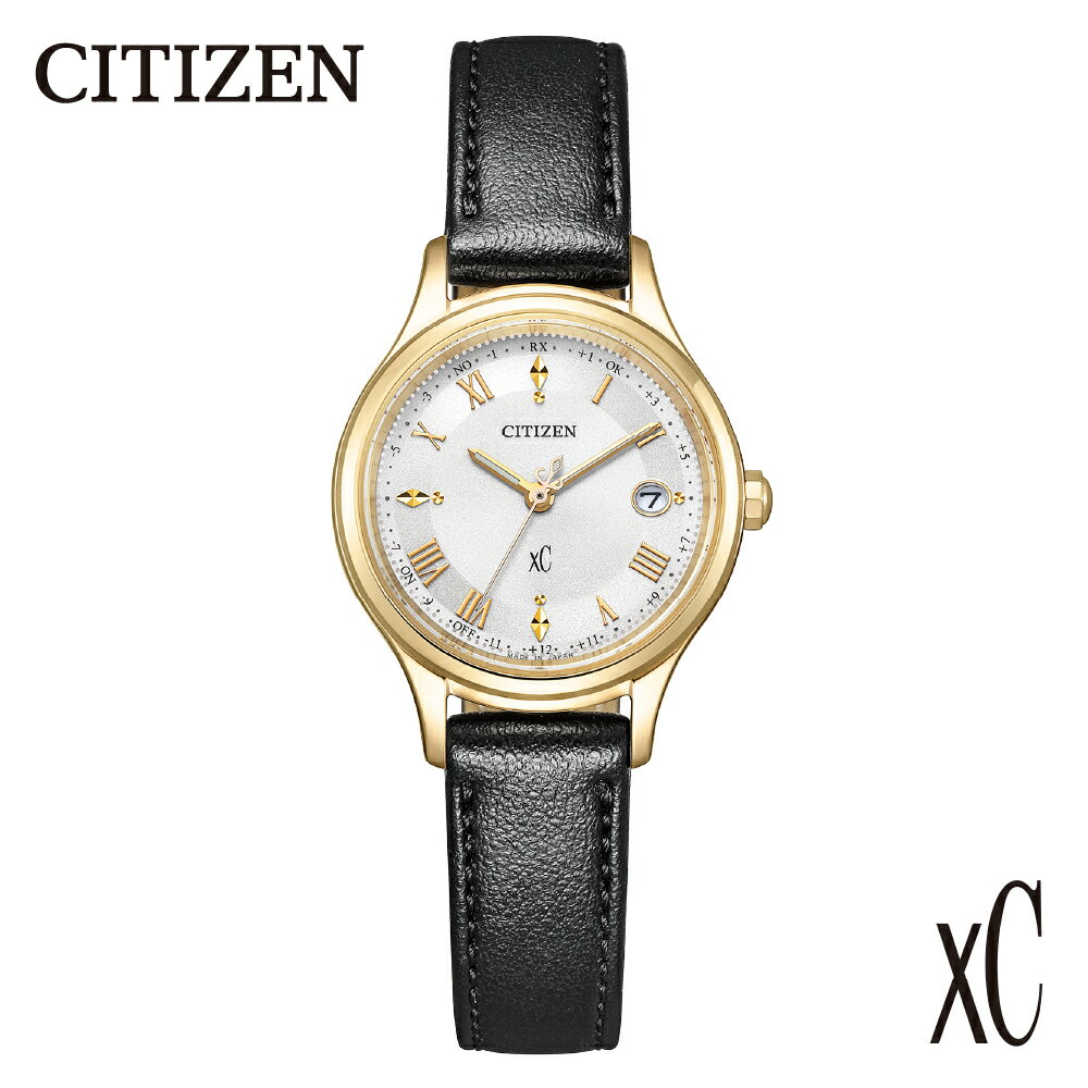 【CITIZEN】 XC ( クロスシー ) ES9492-14A / レディース 腕時計 時計 ウォッチ シチズン ソーラー 電波 革ベルト プレゼント メーカー保証 送料無料 新潟県 妙高市