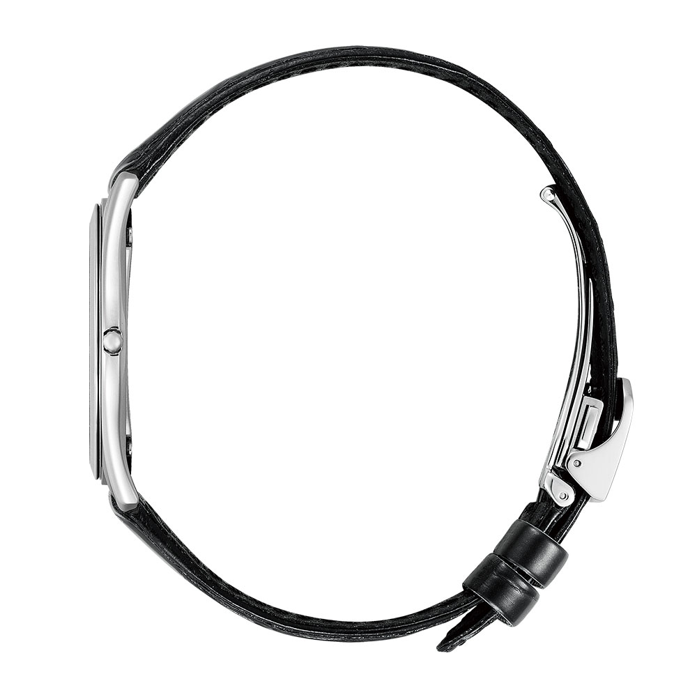 【ふるさと納税】【CITIZEN】エコ・ドライブ ワン AQ5010-01E シチズン 腕時計 メンズ 光発電 エコ・ドライブ ソーラー デュラテクトプラチナ ワニ革 日常生活用防水 球面サファイアガラス フル充電時: 約7ヶ月可動 メーカー保証 新潟県 妙高市 サムネイル3