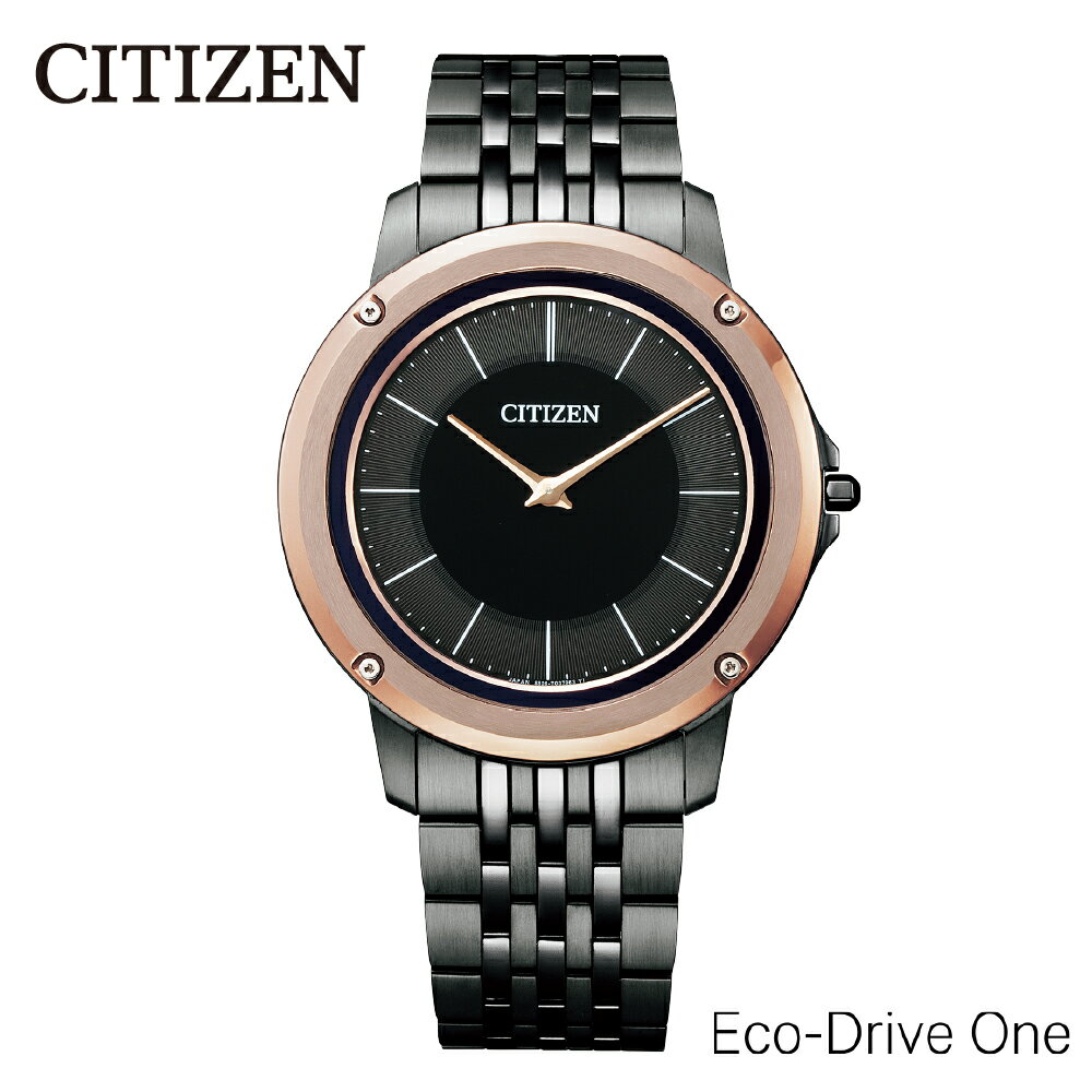 【CITIZEN】エコ・ドライブ ワン AR5054-51E シチズン 腕時計 メンズ 光発電 エコ・ドライブ ソーラー デュラテクトDLC ステンレス 日常生活用防水 フル充電時: 約1年可動 メーカー保証 新潟県 妙高市