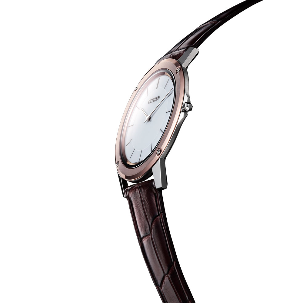 【ふるさと納税】【CITIZEN】エコ・ドライブ ワン AR5026-05A シチズン 腕時計 メンズ 光発電 エコ・ドライブ ソーラー デュラテクトα ワニ革 日常生活用防水 フル充電時: 約1年可動 メーカー保証 新潟県 妙高市 サムネイル3