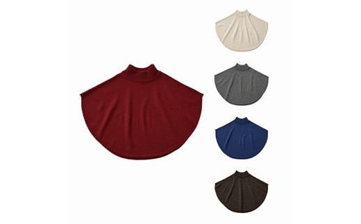 【ふるさと納税】ポンチョケープ maru ウール100％ 手洗いできる【 選べる カラー 】 | ポンチョ ケープ ニット 無地 シンプル カジュアル 可愛い 大人 レディース 新潟県 五泉市 有限会社サイフク サムネイル2