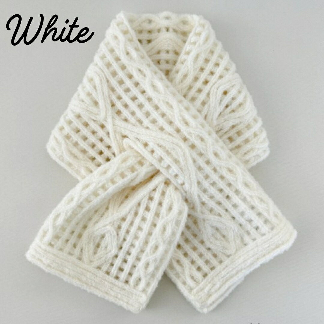 【ふるさと納税】 ショートマフラー アーガイル柄 ウール混 コード刺繍 レディース 日本製 選べるカラー | おしゃれ シンプル マフラー プレゼントギフト 母の日 新潟県 五泉市 有限会社田中刺繍 サムネイル3