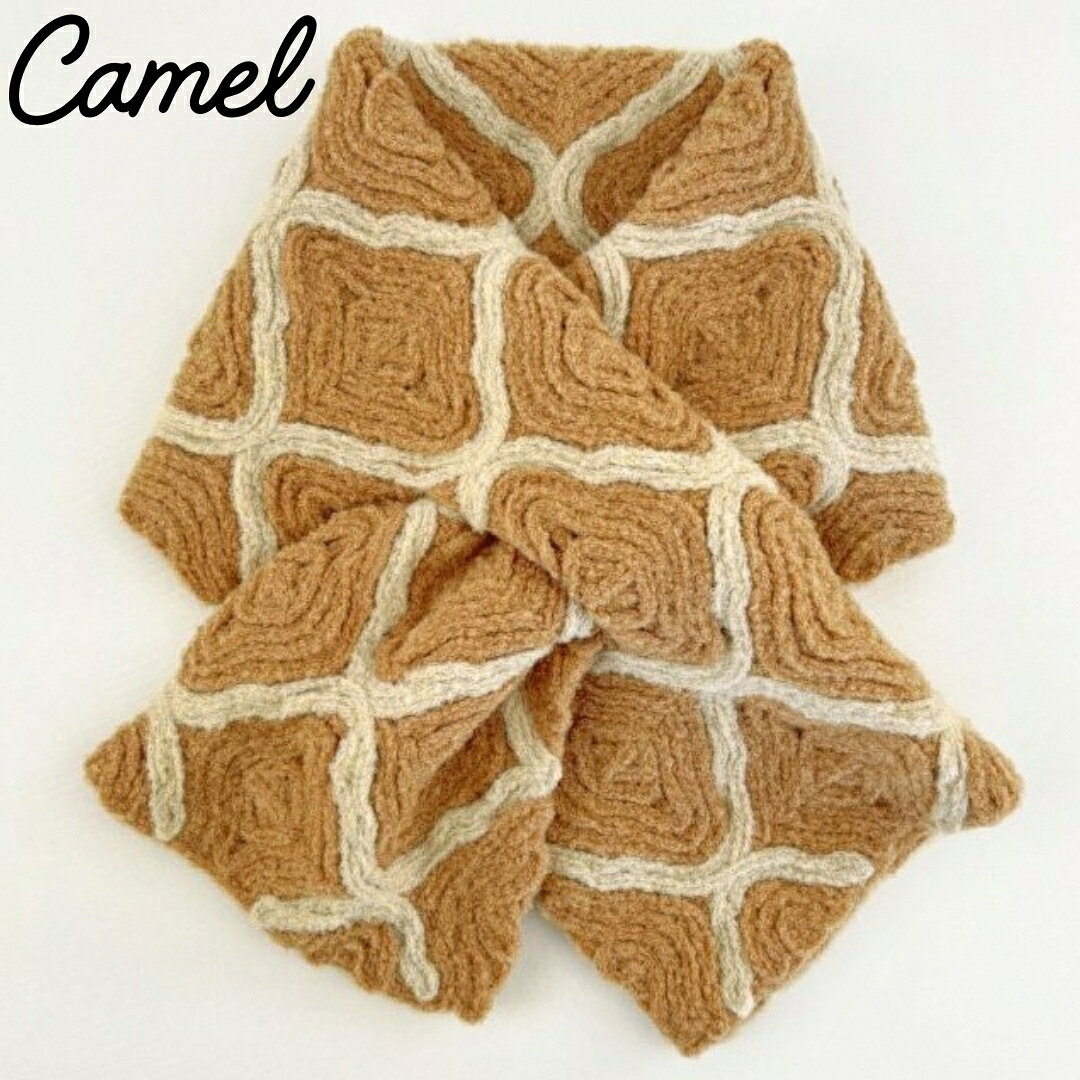 【ふるさと納税】 ショートマフラー モロッカン柄 ウール混 コード刺繍 レディース 日本製 選べるカラー | おしゃれ シンプル マフラー プレゼントギフト 母の日 新潟県 五泉市 有限会社田中刺繍 サムネイル2