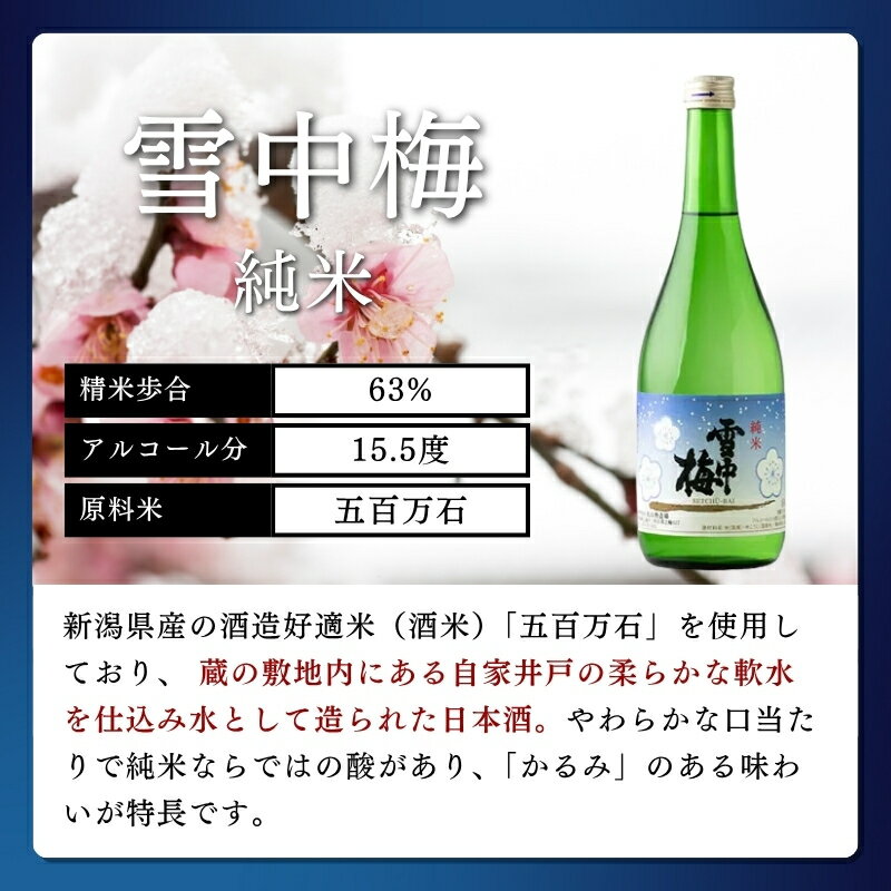 【ふるさと納税】日本酒 雪中梅 純米 かまぼこ 「荒波ほたて」 セット お酒 おすすめ 酒 蒲鉾 ふるさと納税 新潟 新潟県産 にいがた 上越 上越産　お届け：順次発送 サムネイル3