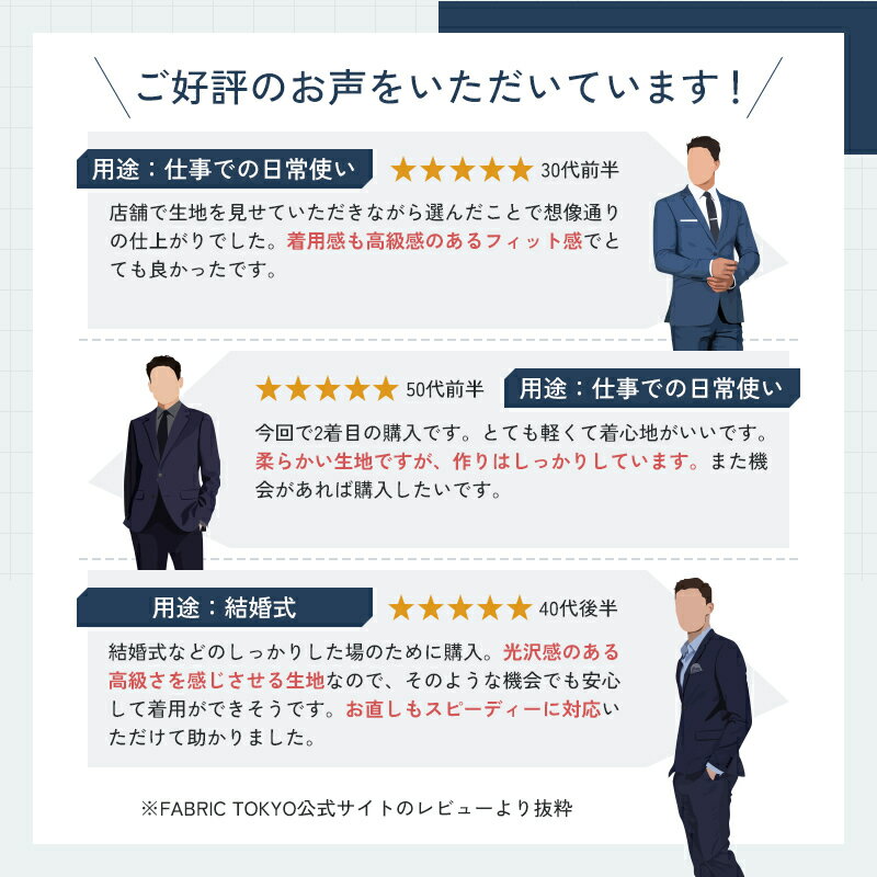 【ふるさと納税】FABRIC TOKYO オーダースーツ セットアップ お仕立て券 ファブリック東京 ファブリックトーキョー オーダーメイド ギフト 父の日　お届け：お申込み確認後、10日以内に発送いたします。(土/日/祝祭日/年末年始など除く) - 画像3