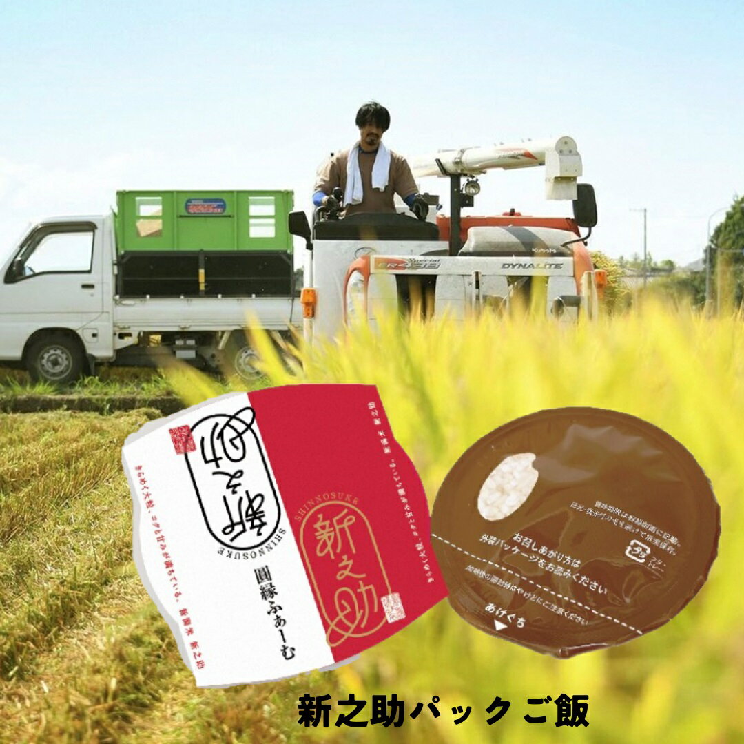 【ふるさと納税】 新之助パック ご飯 150g × 20パック 米 白米 艶やか 甘み 保存食 簡単 手軽 新潟県 阿賀野市 こめ コメ - 画像2
