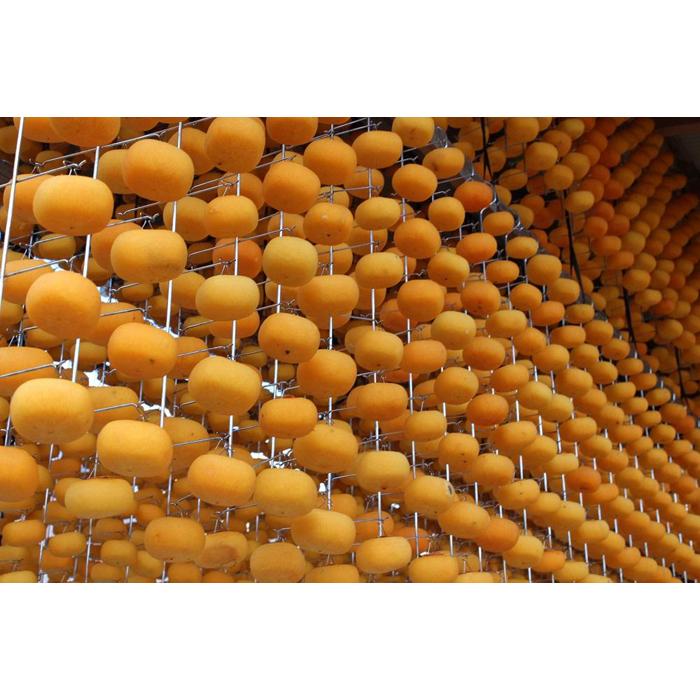 【ふるさと納税】【先行予約】佐渡・松丘農園の「種なし干し柿」300g（Lサイズ8個入り×6パック） サムネイル3