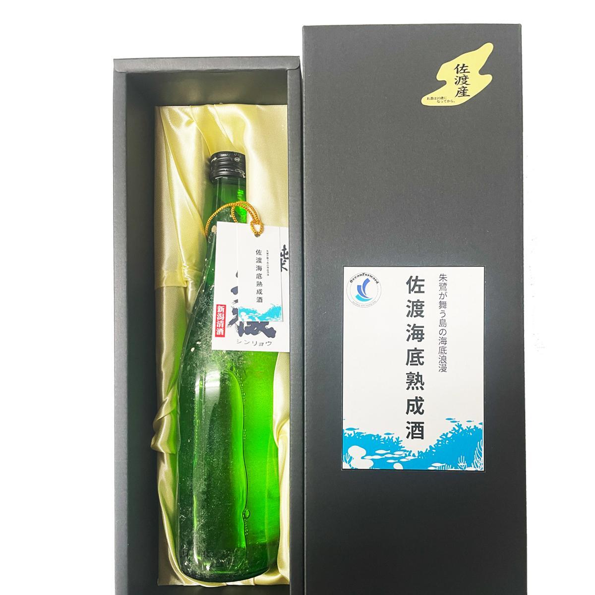 【ふるさと納税】酒 日本酒 純米吟醸酒　佐渡 海底熟成酒 「真稜」720ml×1本 | お酒 さけ 人気 おすすめ 送料無料 ギフト サムネイル2
