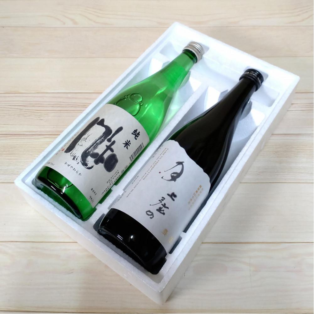 【ふるさと納税】超人気！毎年完売しちゃう純米大吟醸「上弦の月」と美味しい純米酒風和2本セット | お酒 さけ 人気 おすすめ 送料無料 ギフト サムネイル2