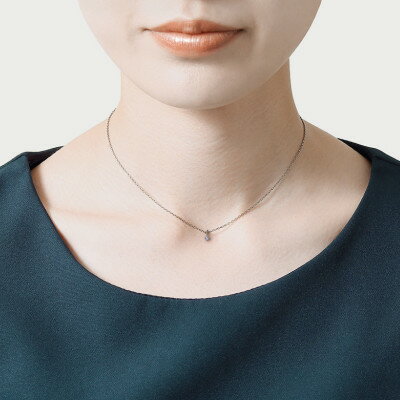 【ふるさと納税】純チタンタンザナイトの一粒石ペンダント 誕生石 ネックレス 変色しにくい ギフト 新潟県 弥彦村【配送不可地域：沖縄県】【1289017】 サムネイル2