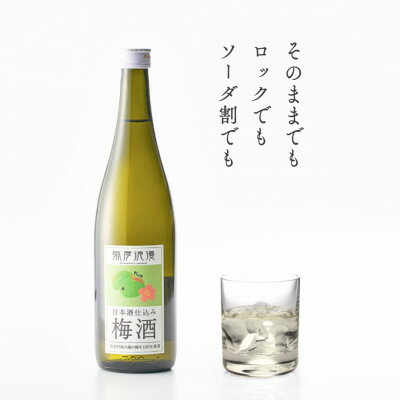 【ふるさと納税】弥彦浪漫 梅酒720ml1本 ＜弥彦村産 越の梅 100%使用＞日本酒仕込み ギフト 新潟県 弥彦村_日本酒仕込み お酒 酒 ウメ酒 うめ酒 ロック 水割り 宅飲み 家飲み ギフト 贈答品 プレゼント 新潟県産 弥彦村産【1380976】 サムネイル3