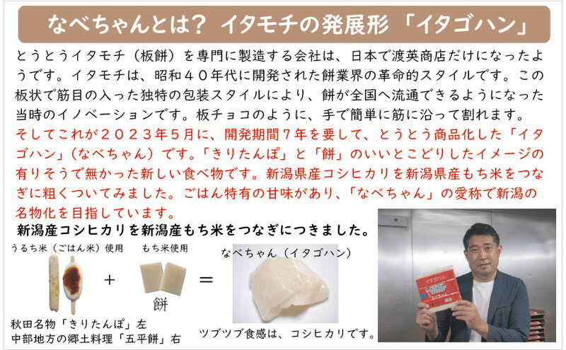 【ふるさと納税】なべちゃん（イタゴハン）2枚セット 餅 もち お餅 おもち - 画像3