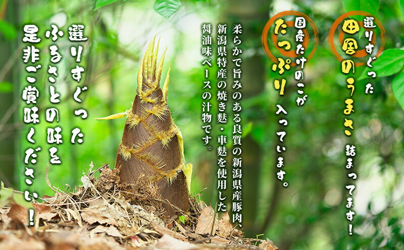 【ふるさと納税】ふるさとの具材たっぷり　たけのこ汁　3缶セット - 画像3