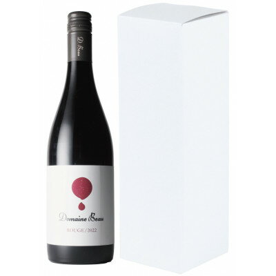 ギフト向け【ワインコンクール受賞】富山県南砺市　ドメーヌボー　ルージュ　2022【配送不可地域：離島】【1333541】