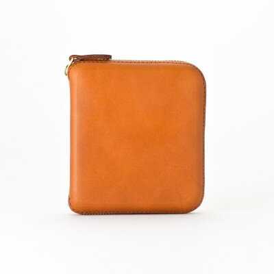 colmの二つ折り財布 キャメル「手に心地よく馴染む、本革を立体成型してつくった独自の二つ折り財布」【1404284】