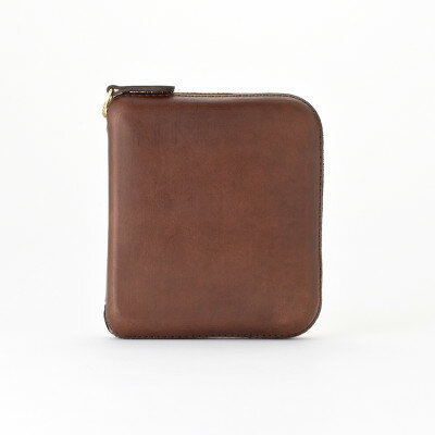 colmの二つ折り財布 ブラウン「手に心地よく馴染む、本革を立体成型してつくった独自の二つ折り財布」【1404285】