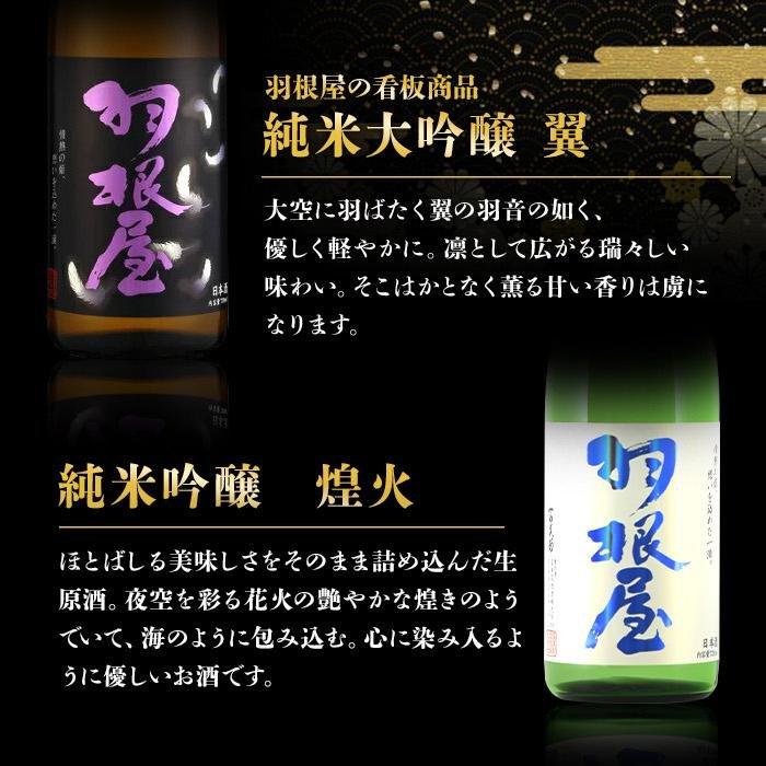 【ふるさと納税】羽根屋 日本酒 720ml×2本 純米大吟醸 翼 ＆ 純吟 煌火 | 酒 お酒 飲み比べ セット 清酒 地酒 お取り寄せ 名産品 お土産 大吟醸酒 純米大吟醸酒 支援 支援品 返礼品 特産品 ご当地 純米吟醸 生酒 飲み比べセット ギフト サムネイル3