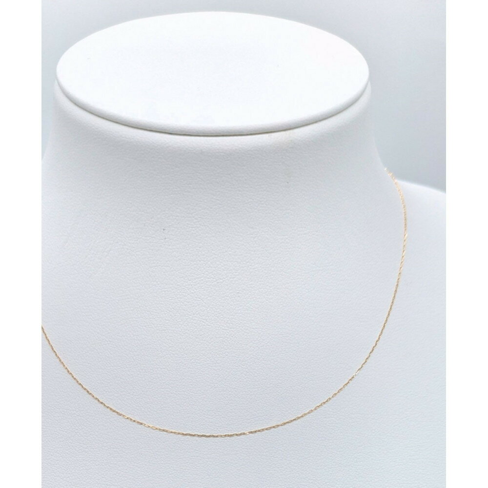 【ふるさと納税】【18金イエローゴールドネックレス 小豆L0.17φ 45cm】 富山県 富山市 贈り物 おすすめ ギフト 人気 記念 サムネイル2