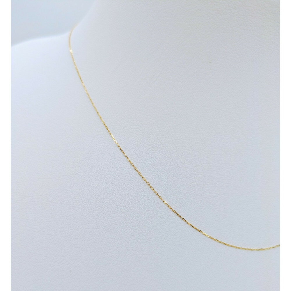 【ふるさと納税】【18金イエローゴールドネックレス 小豆L0.17φ 45cm】 富山県 富山市 贈り物 おすすめ ギフト 人気 記念 サムネイル3